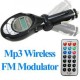 MP3 WIRELESS FM RADIO AUTO TRASMETTITORE IPOD USB SD **