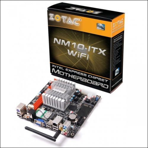 SCHEDA MADRE MINI-ITX ZOTAC NM10-A-E ATOM D510 1.66GHZ WIFI