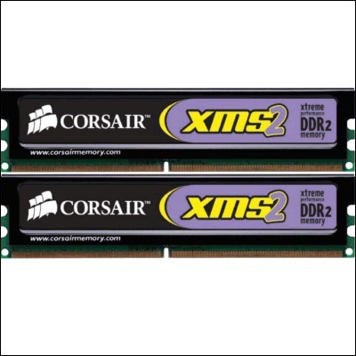 RAM DDR2 4GB PC2-8500 1066MHZ CORSAIR TWIN2X4096-8500C7