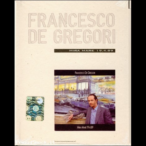FRANCESCO DE GREGORI - MIRA MARE 19.4.89  cd+song book new